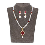 J Pearls Habi Pearl Set - Real Pearl Jewelry - Distacart