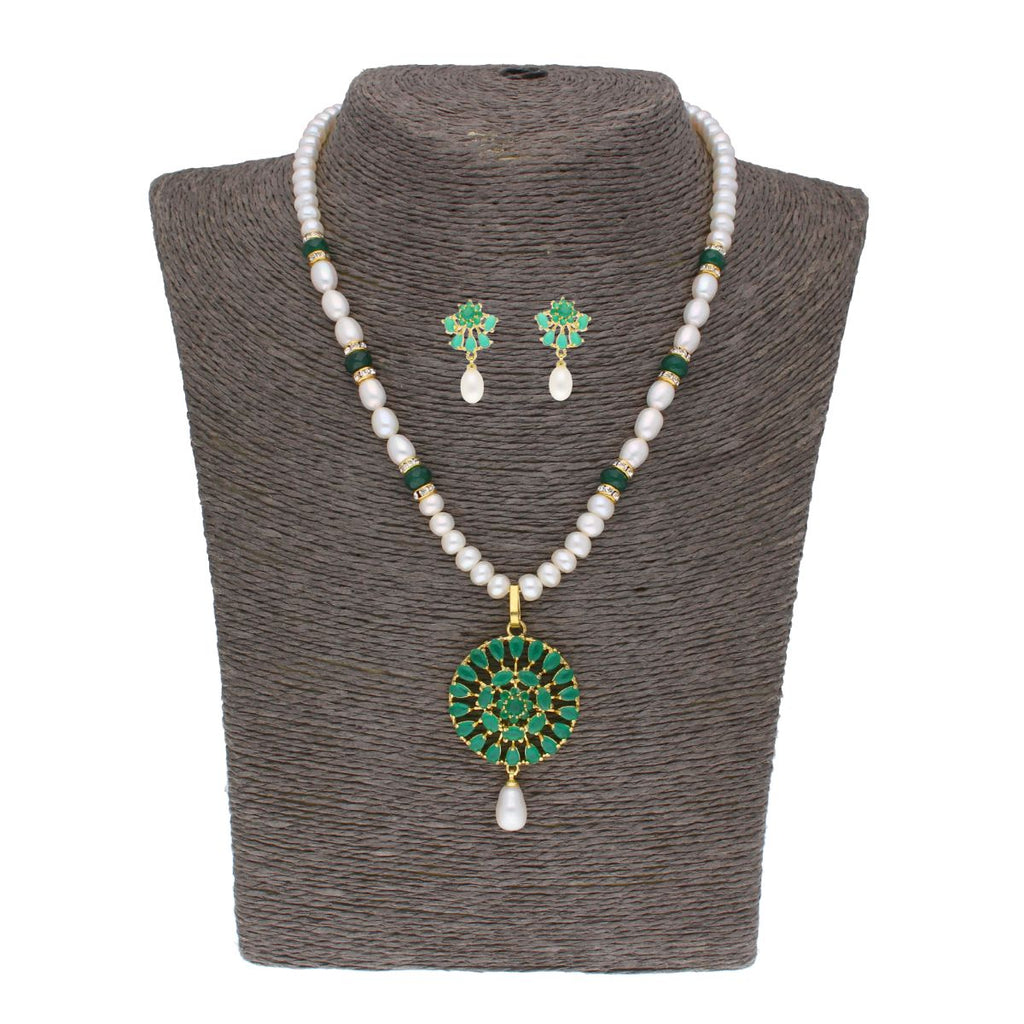 J Pearls Kiara Pearl Set - Real Pearl Jewelry - Distacart