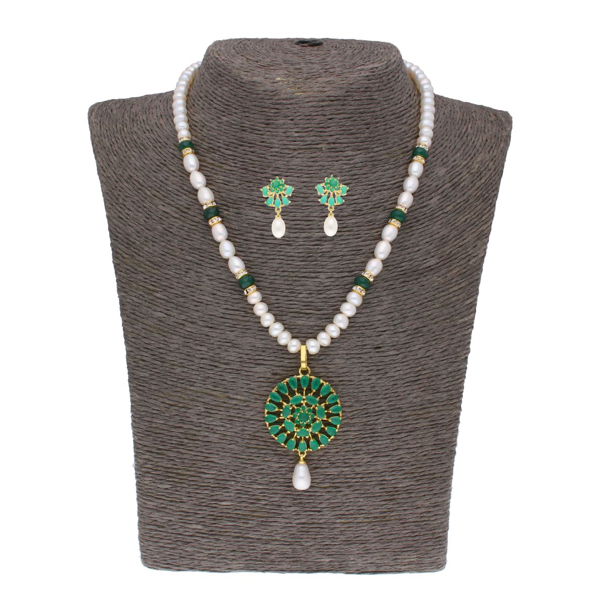J Pearls Kiara Pearl Set - Real Pearl Jewelry - Distacart