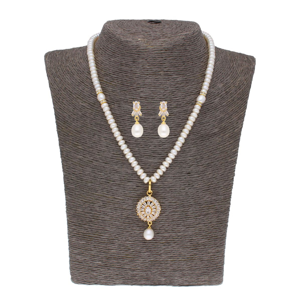 J Pearls Eeshika Pearl Set - Real Pearl Jewelry - Distacart