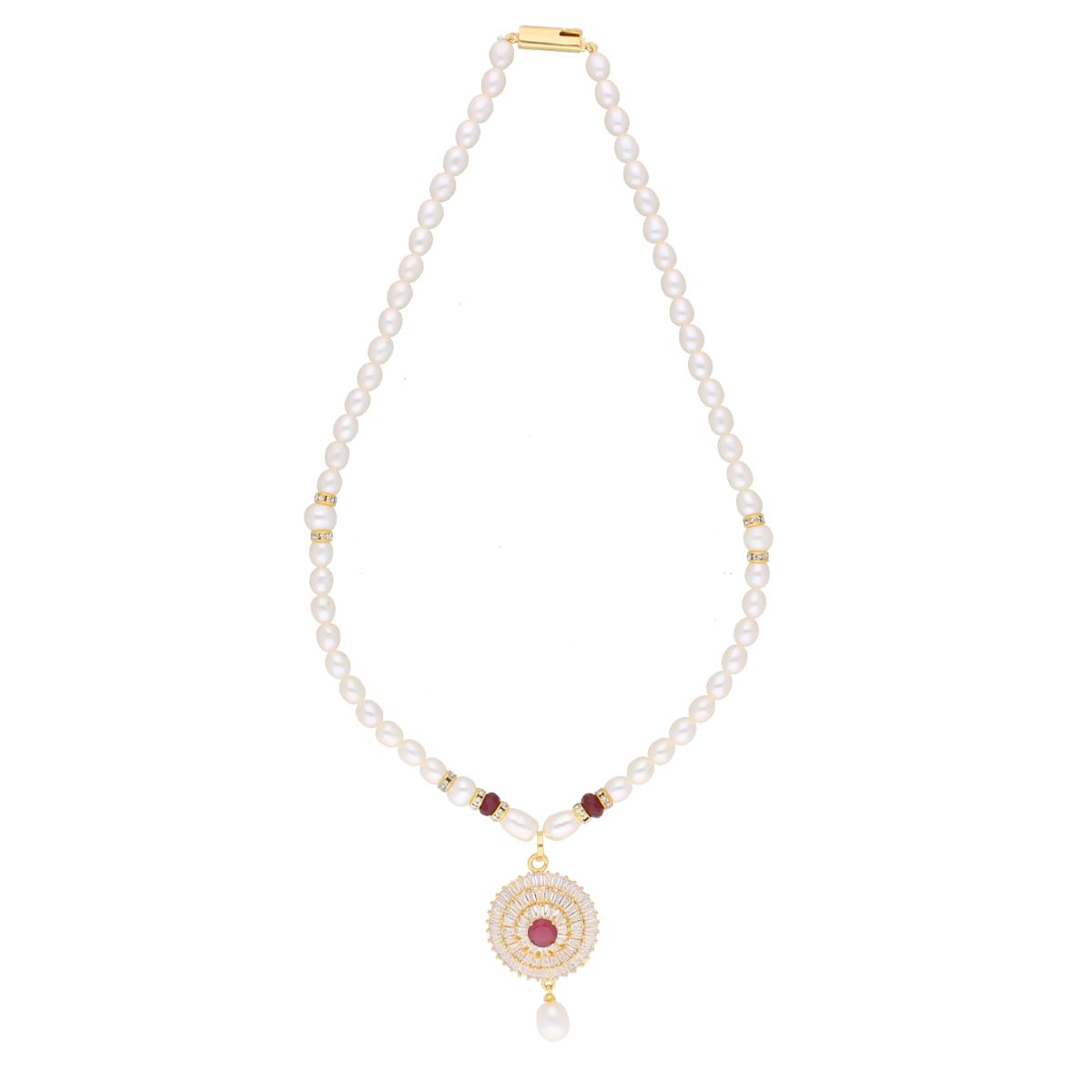J Pearls Twisted Pearl Set - Real Pearl Jewelry - Distacart