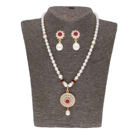 J Pearls Twisted Pearl Set - Real Pearl Jewelry