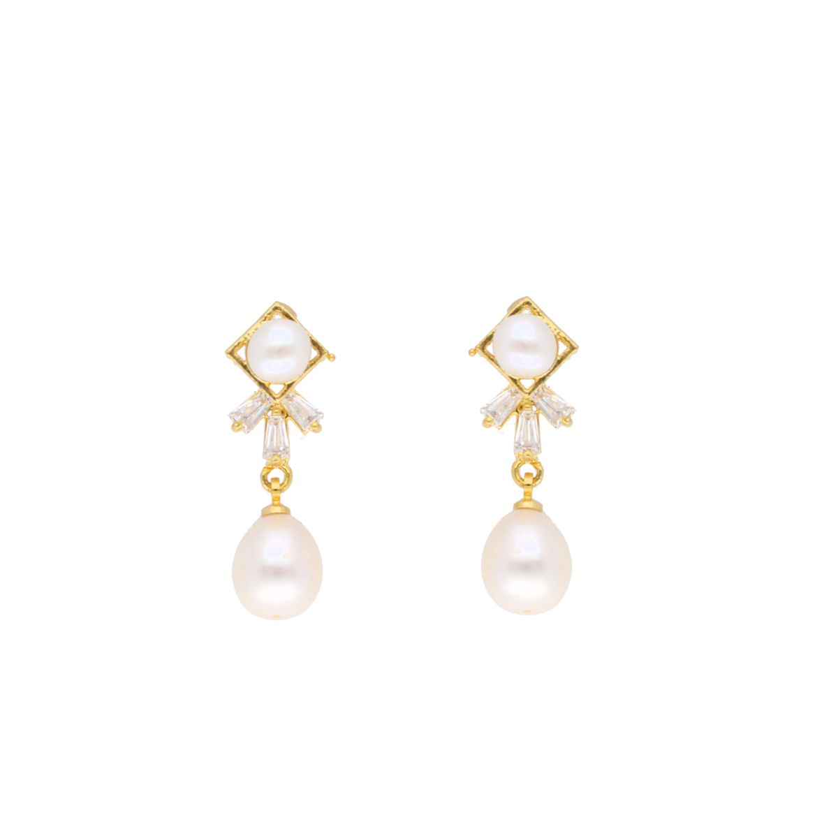 J Pearls Yashvi Pearl Set - Real Pearl Jewelry - Distacart