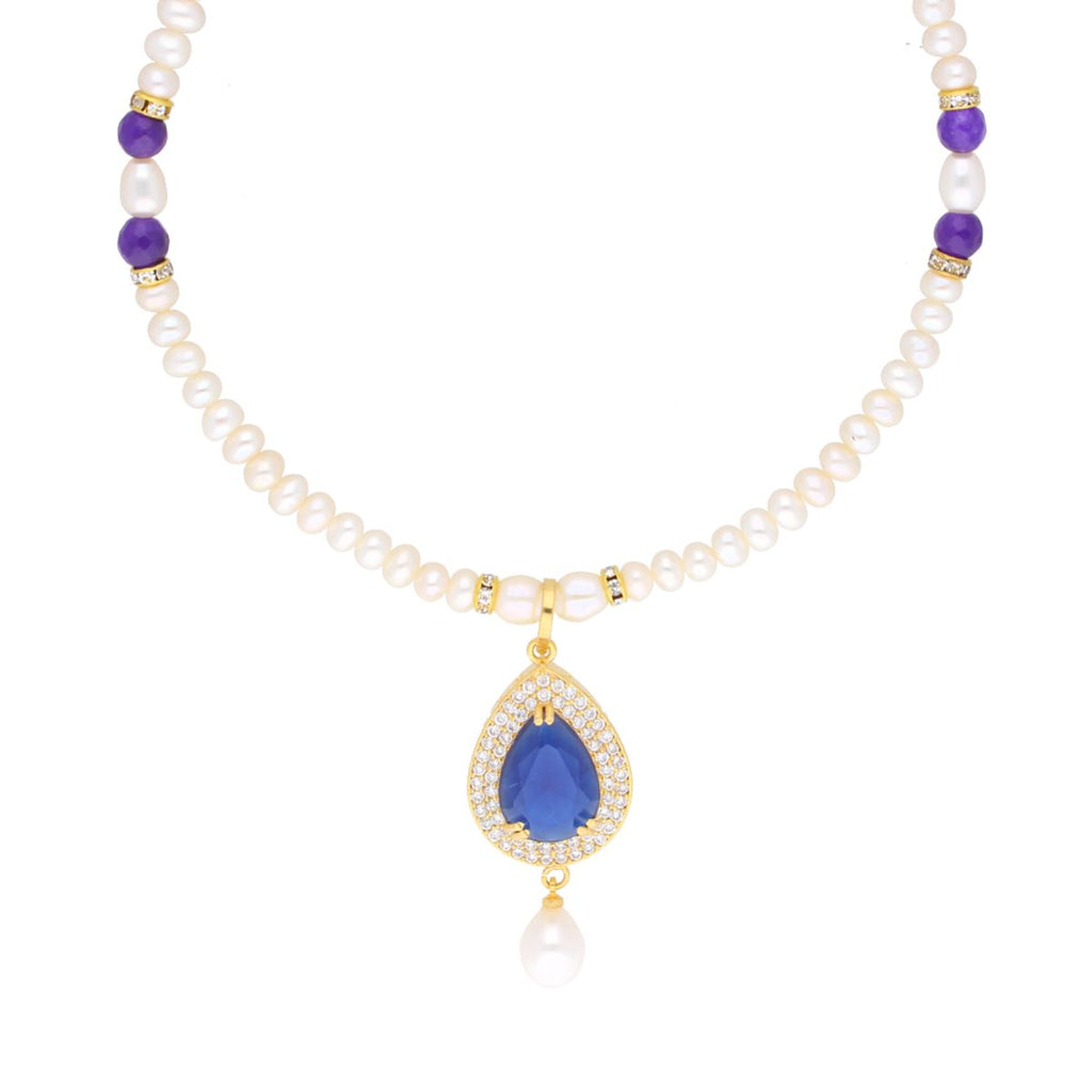 J Pearls Jaanvi Pearl Set - Real Pearl Jewelry - Distacart