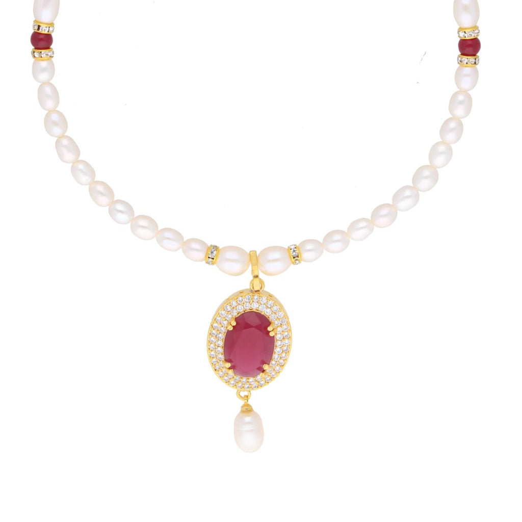 J Pearls Navishka Pearl Set - Real Pearl Jewelry - Distacart
