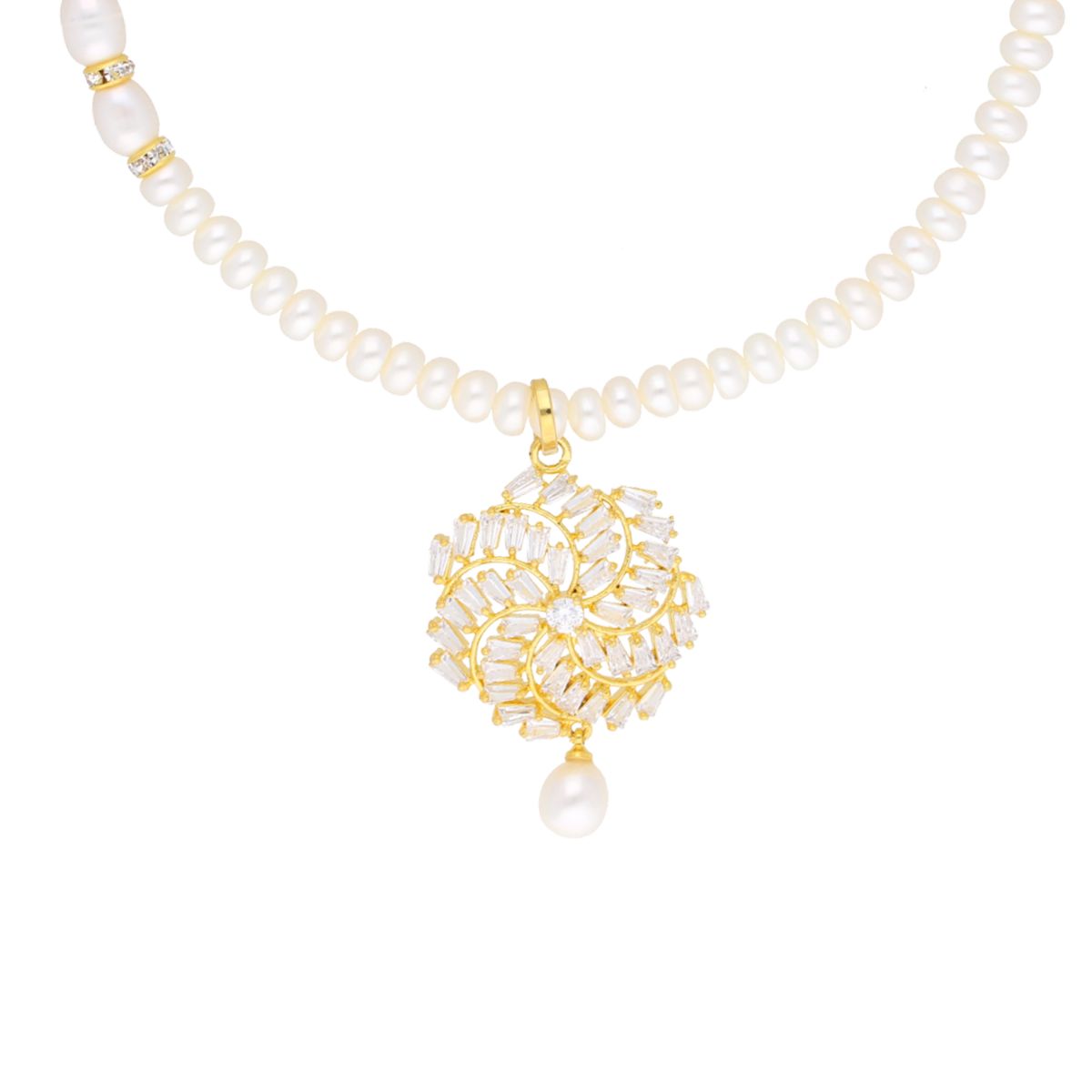J Pearls Siddhi Pearl Set - Real Pearl Jewelry - Distacart