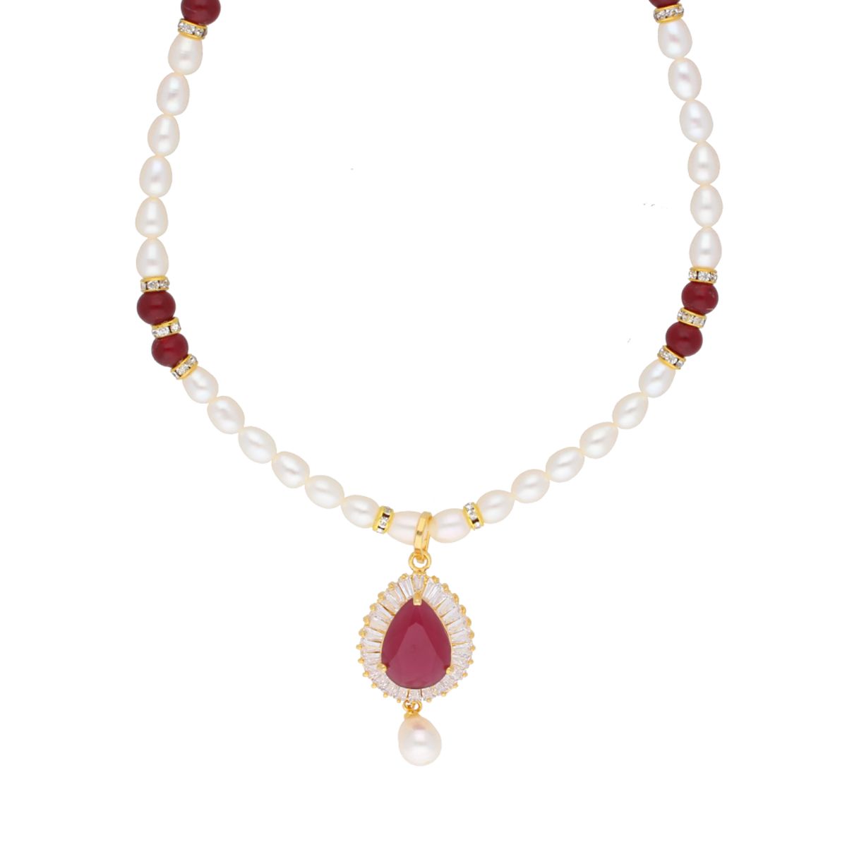 J Pearls Hiya Pearl Set - Real Pearl Jewelry - Distacart