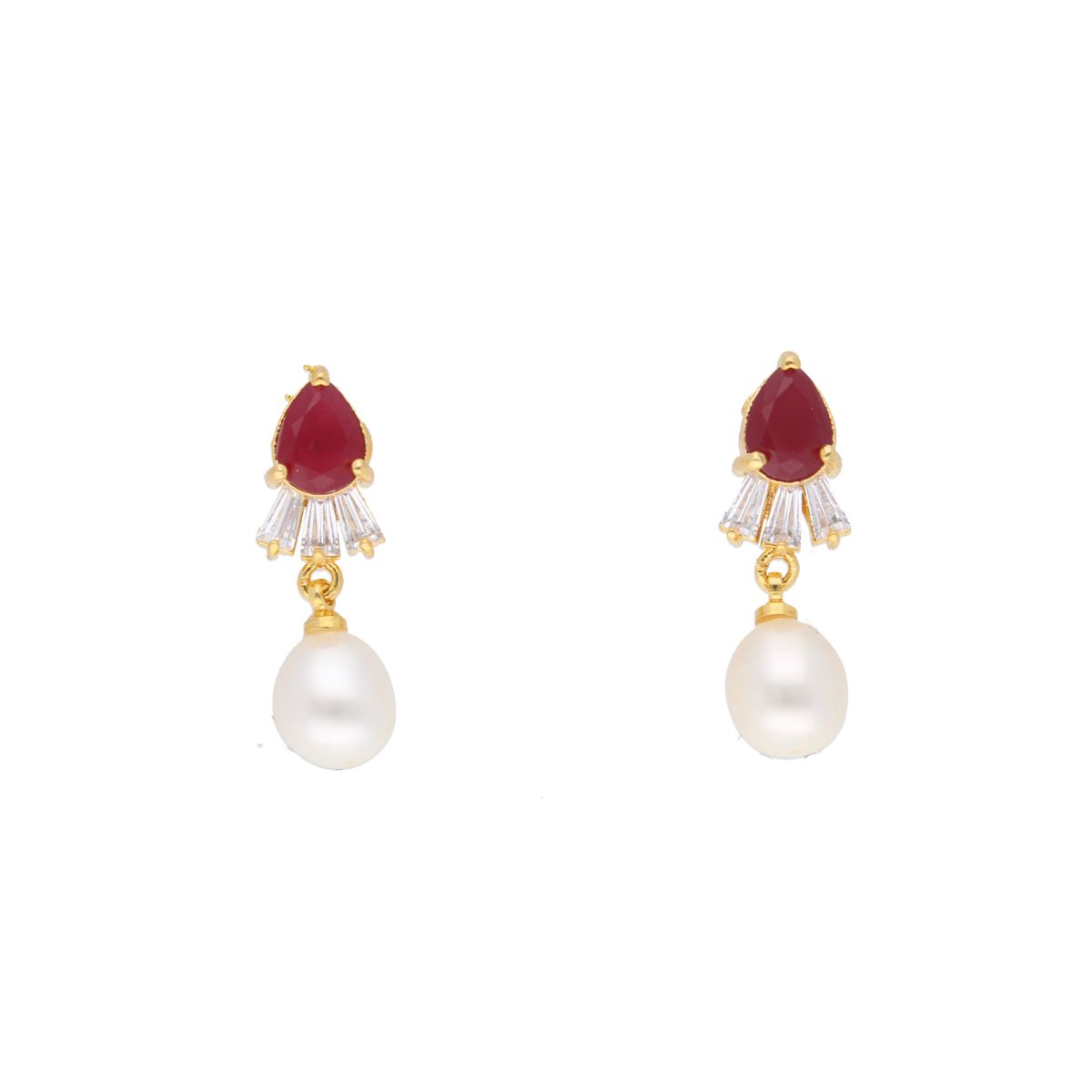J Pearls Hiya Pearl Set - Real Pearl Jewelry - Distacart
