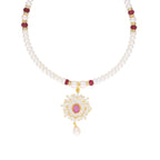 J Pearls Abdhija Pearl Set - Real Pearl Jewelry - Distacart
