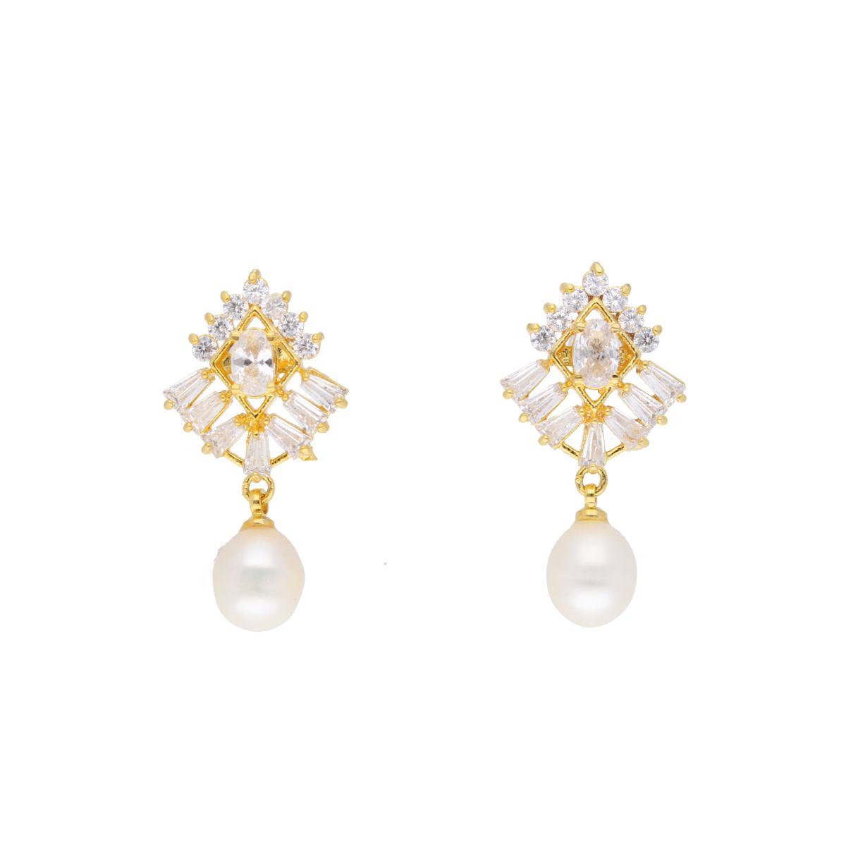J Pearls Abarna Pearl Set - Real Pearl Jewelry - Distacart