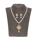 J Pearls Abarna Pearl Set - Real Pearl Jewelry - Distacart