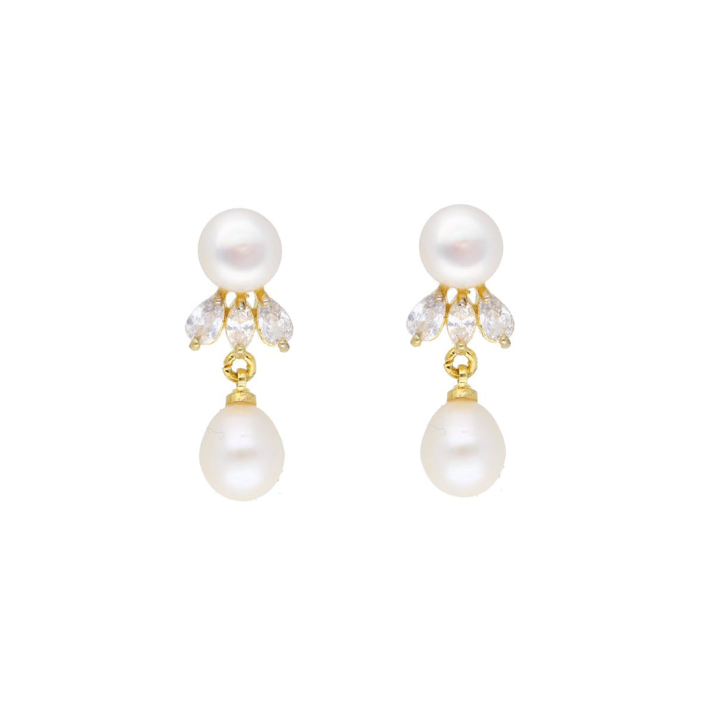 J Pearls Baheera Pearl Set - Real Pearl Jewelry - Distacart