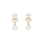 J Pearls Baheera Pearl Set - Real Pearl Jewelry - Distacart