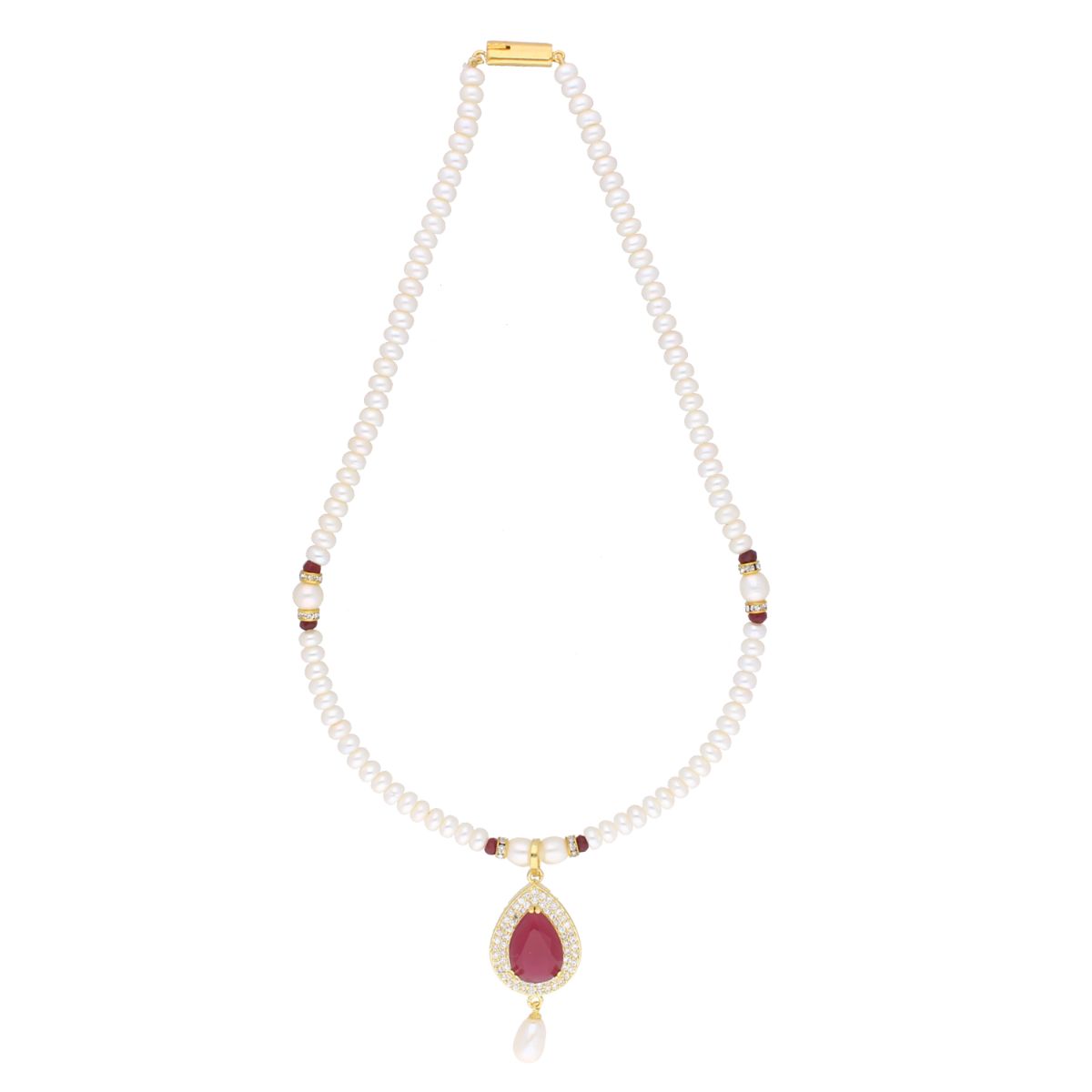 J Pearls Babay Pearl Set - Real Pearl Jewelry - Distacart