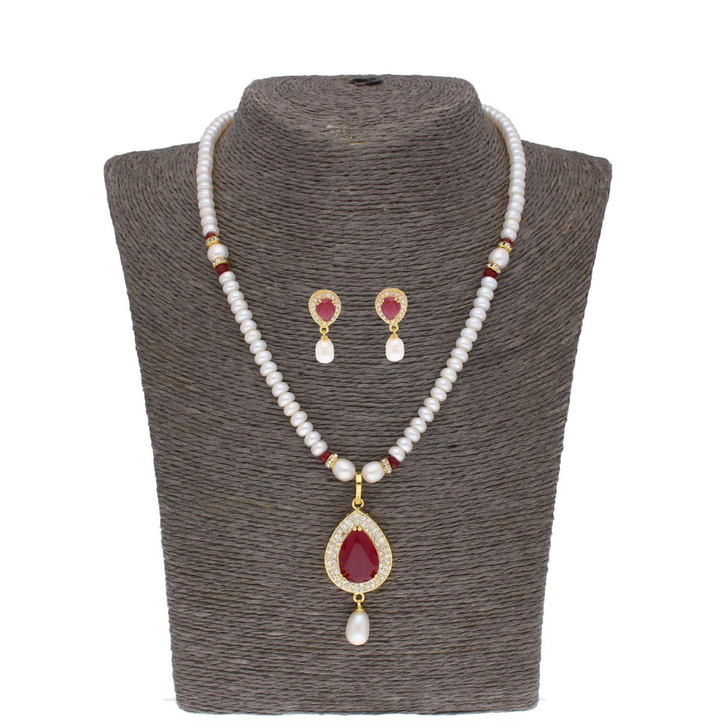 J Pearls Babay Pearl Set - Real Pearl Jewelry - Distacart