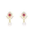 J Pearls Cancala Pearl Set - Real Pearl Jewelry - Distacart