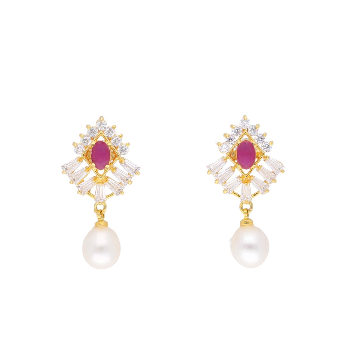 J Pearls Cancala Pearl Set - Real Pearl Jewelry - Distacart