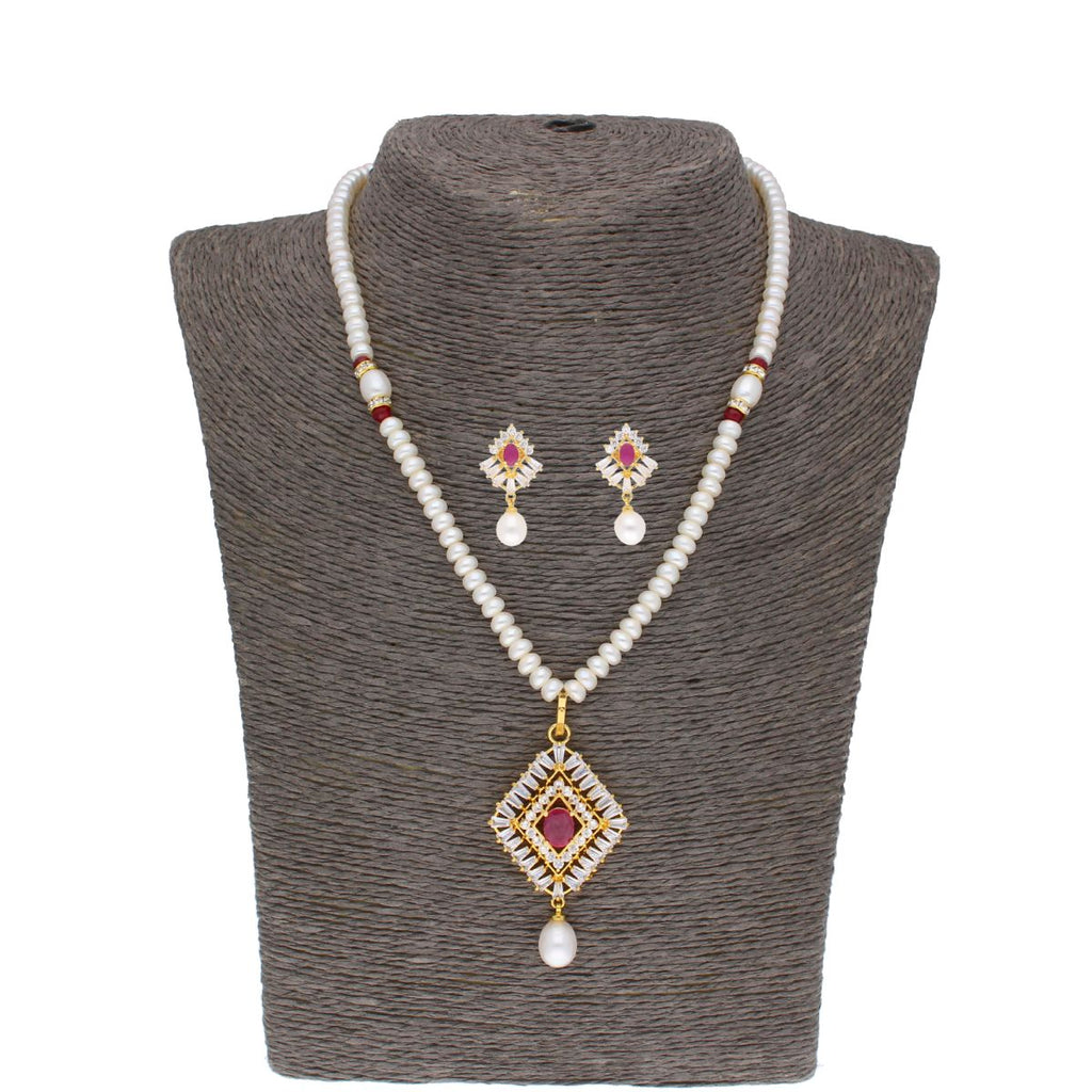 J Pearls Cancala Pearl Set - Real Pearl Jewelry - Distacart