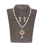 J Pearls Cancala Pearl Set - Real Pearl Jewelry - Distacart