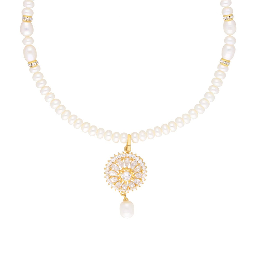 J Pearls Baheera Pearl Set - Real Pearl Jewelry - Distacart