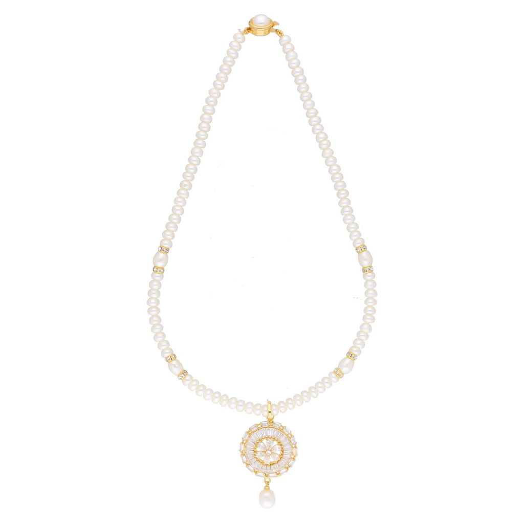 J Pearls Dharna Pearl Set - Real Pearl Jewelry - Distacart