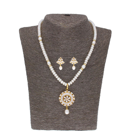 J Pearls Dharna Pearl Set - Real Pearl Jewelry