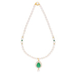 J Pearls Dhenuka Pearl Set - Real Pearl Jewelry - Distacart