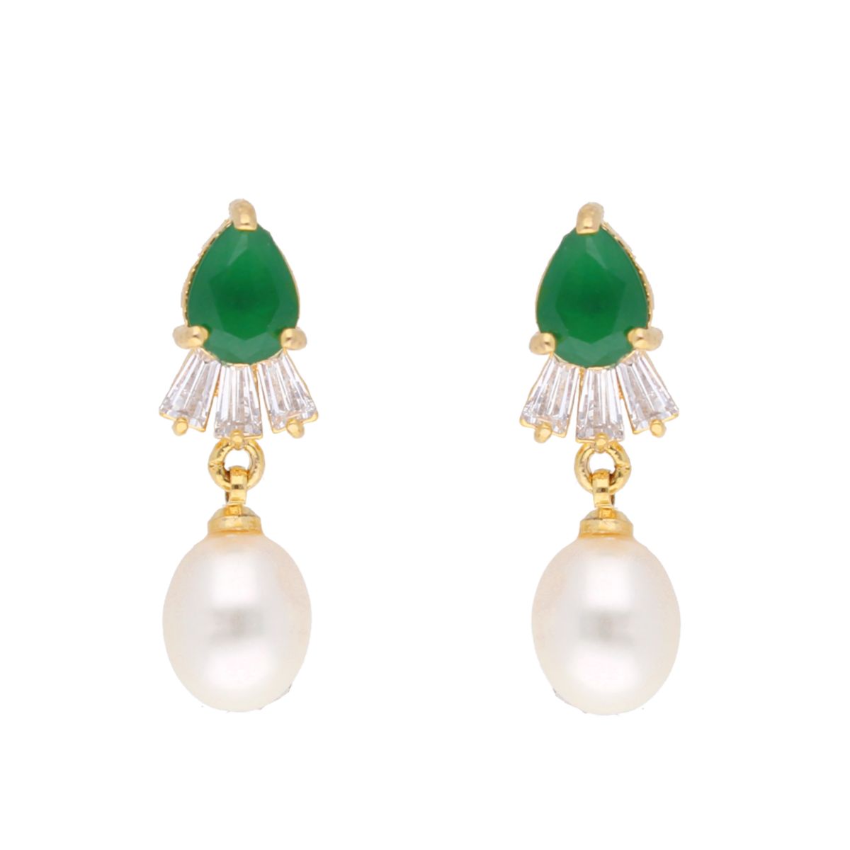 J Pearls Dhenuka Pearl Set - Real Pearl Jewelry - Distacart