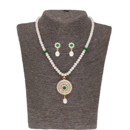 J Pearls Eeshvi Pearl Set - Real Pearl Jewelry