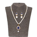 J Pearls Dhimahi Pearl Set - Real Pearl Jewelry - Distacart