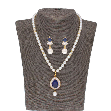 J Pearls Dhimahi Pearl Set - Real Pearl Jewelry