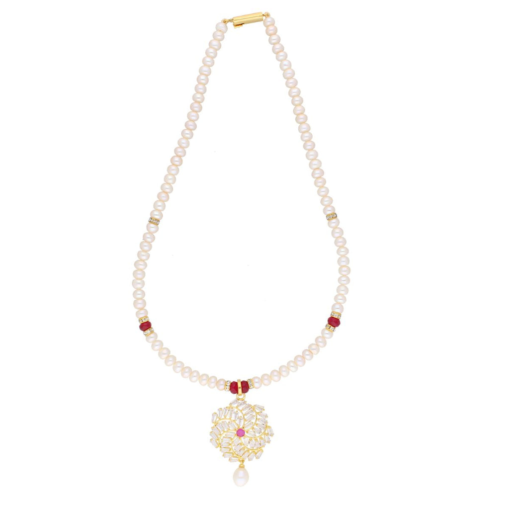 J Pearls Dheivachelvi Pearl Choler - Real Pearl Jewelry - Distacart