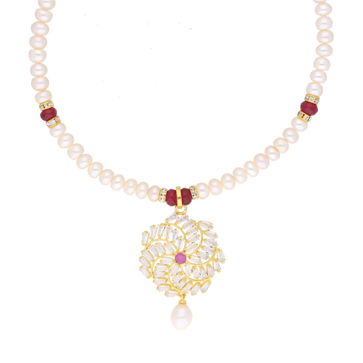 J Pearls Dheivachelvi Pearl Choler - Real Pearl Jewelry - Distacart