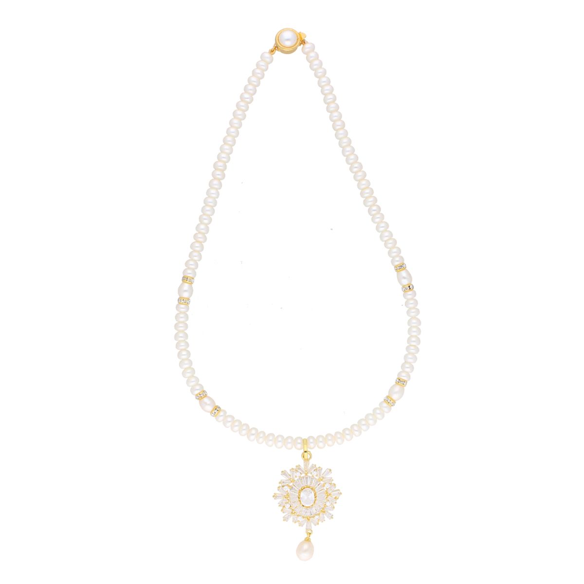 J Pearls Cherry Pearl Set - Real Pearl Jewelry - Distacart