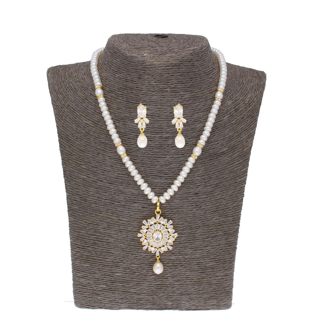 J Pearls Cherry Pearl Set - Real Pearl Jewelry - Distacart