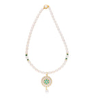 J Pearls Theertha Pearl Set - Real Pearl Jewelry - Distacart