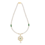 J Pearls Yashvi Pearl Set - Real Pearl Jewelry - Distacart