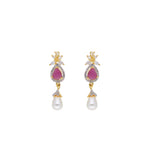 J Pearls Navishka Pearl Set - Real Pearl Jewelry - Distacart