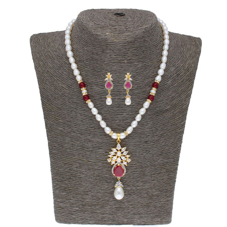 J Pearls Navishka Pearl Set - Real Pearl Jewelry
