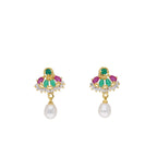 J Pearls Abeedha Pearl Set - Real Pearl Jewelry - Distacart