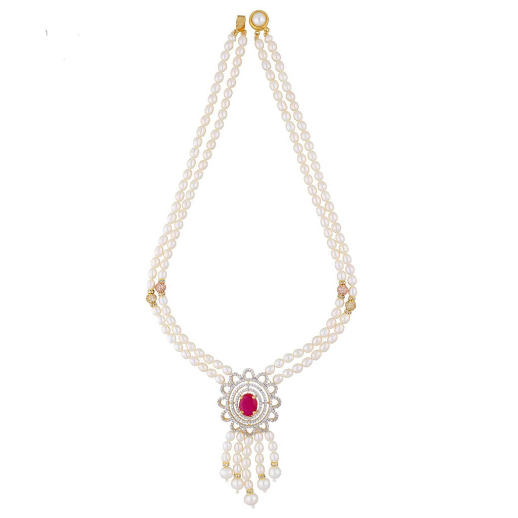 J Pearls Cancala Pearl Set - Real Pearl Jewelry - Distacart
