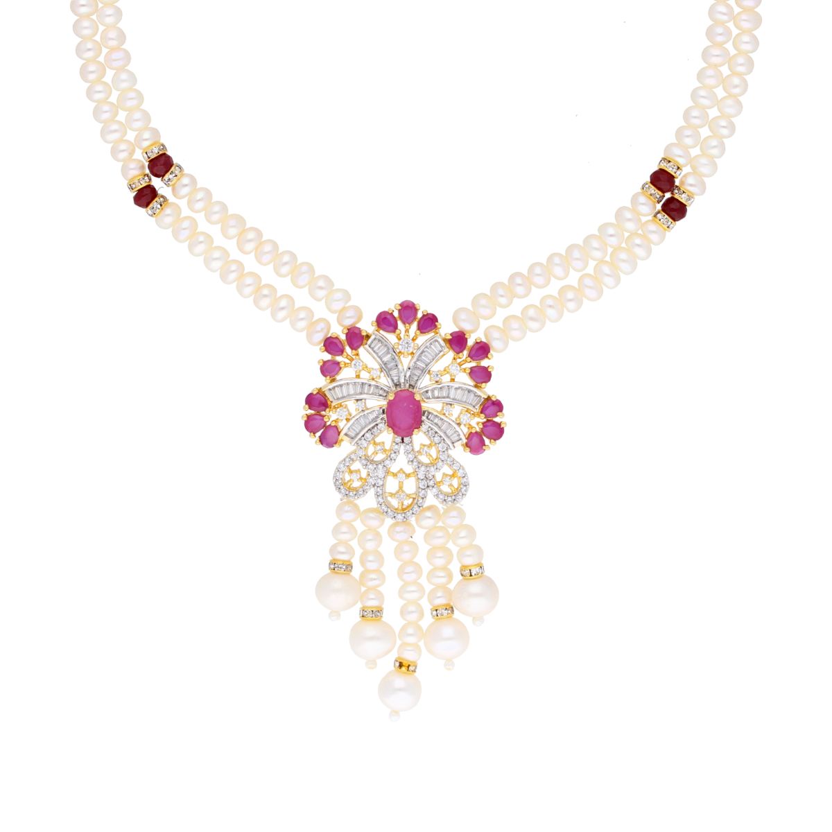 J Pearls Chantin Pearl Set - Real Pearl Jewelry - Distacart
