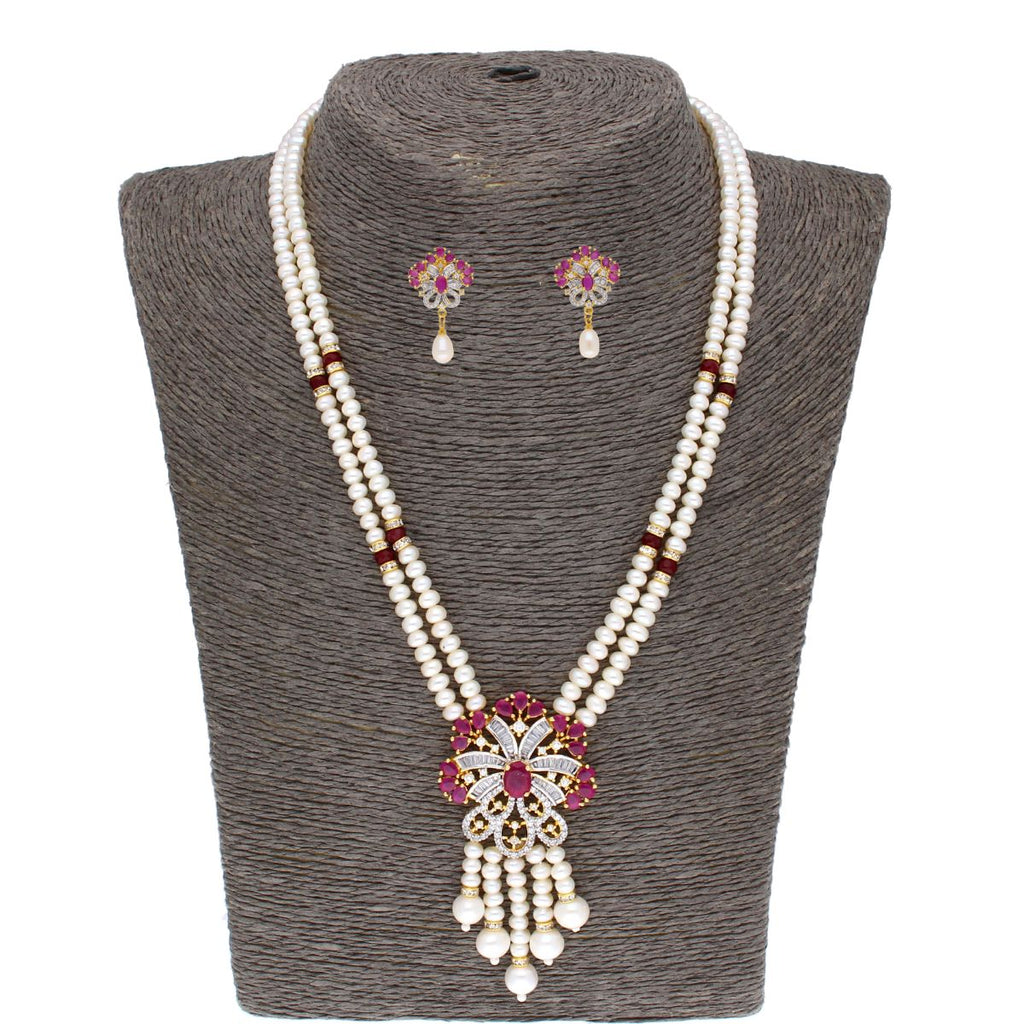 J Pearls Chantin Pearl Set - Real Pearl Jewelry - Distacart