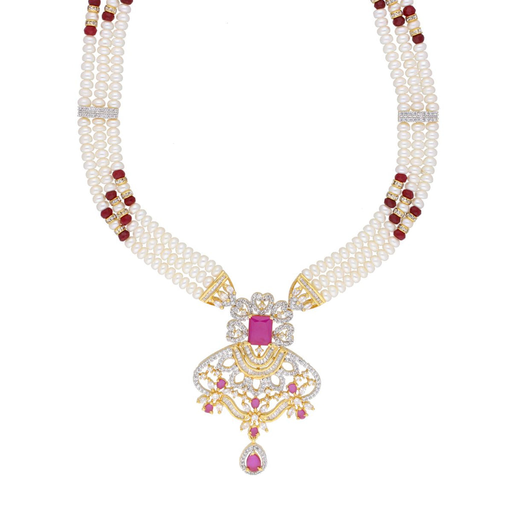 J Pearls Fenal Pearl Set - Real Pearl Jewelry - Distacart