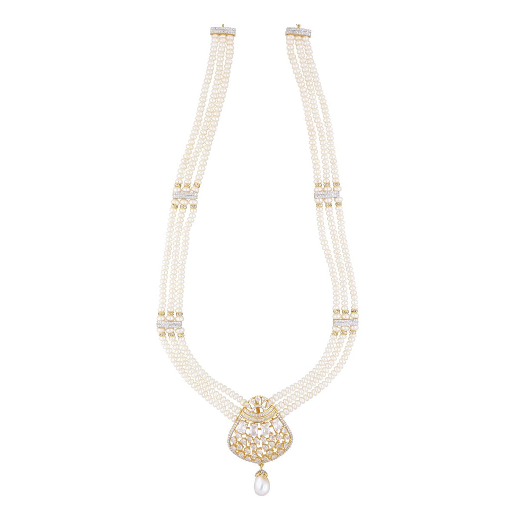 J Pearls Camunda Pearl Set - Real Pearl Jewelry - Distacart