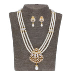 J Pearls Camunda Pearl Set - Real Pearl Jewelry - Distacart