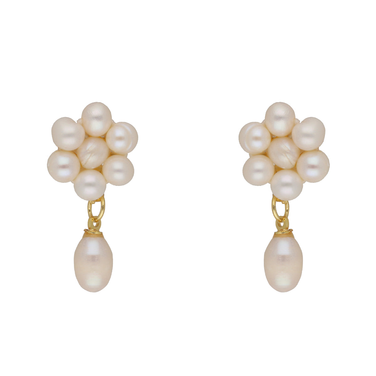 J Pearls Abarna 1 Line Pearl Choker - Real Pearl Jewelry - Distacart