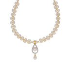 J Pearls Badarika 1 Line Pearl Sets - Real Pearl Jewelry - Distacart
