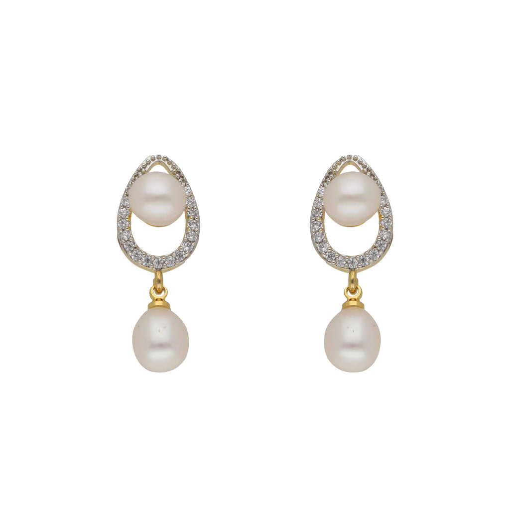 J Pearls Badarika 1 Line Pearl Sets - Real Pearl Jewelry - Distacart