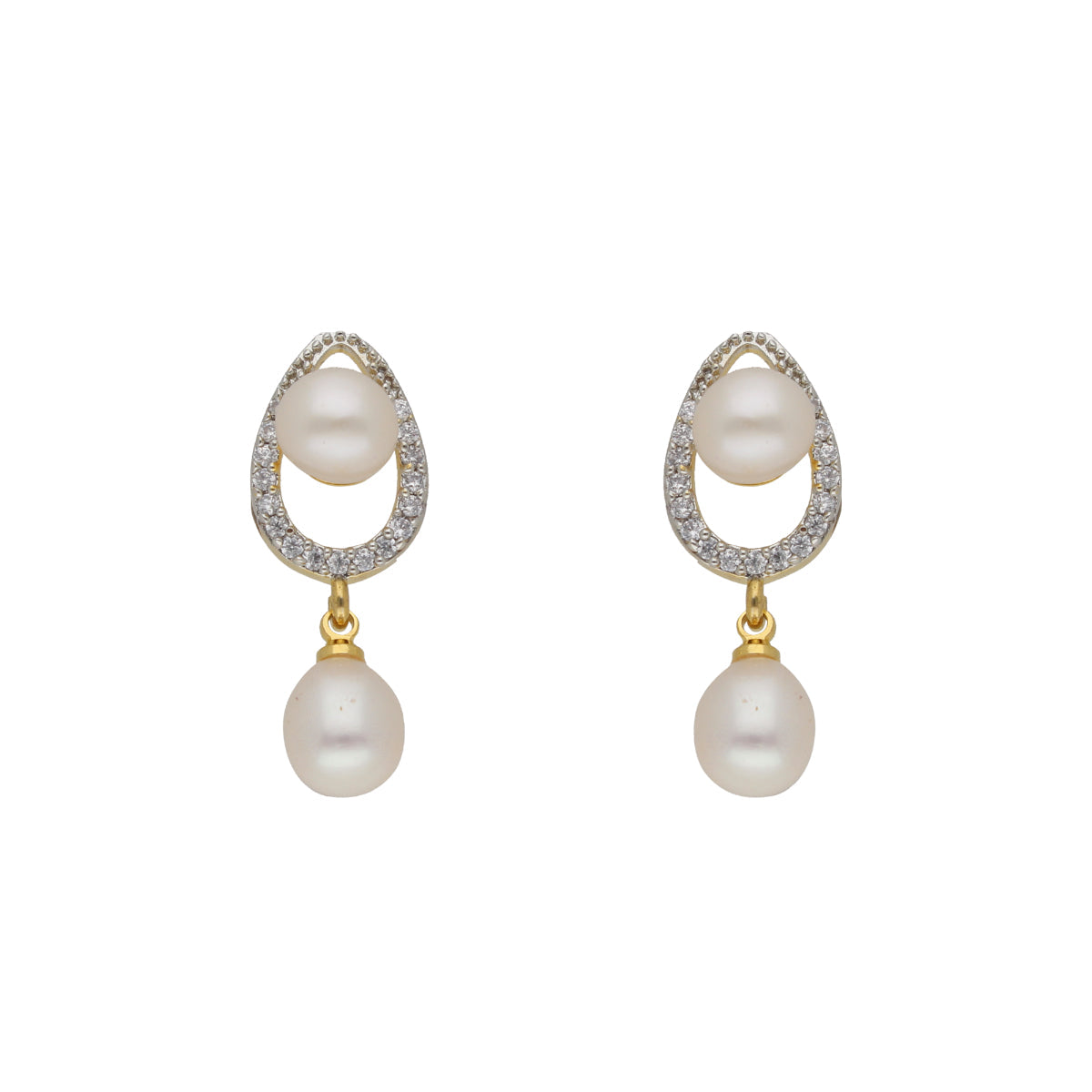 J Pearls Badarika 1 Line Pearl Sets - Real Pearl Jewelry - Distacart